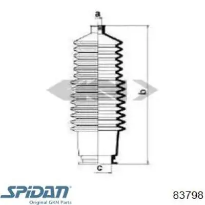 LM30153 Lemforder Пыльник рулевой тяги