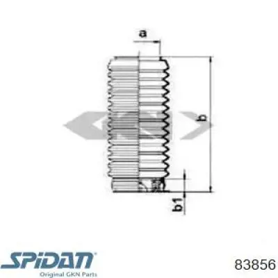 Пыльник рулевого механизма (рейки) правый 83856 GKN-Spidan