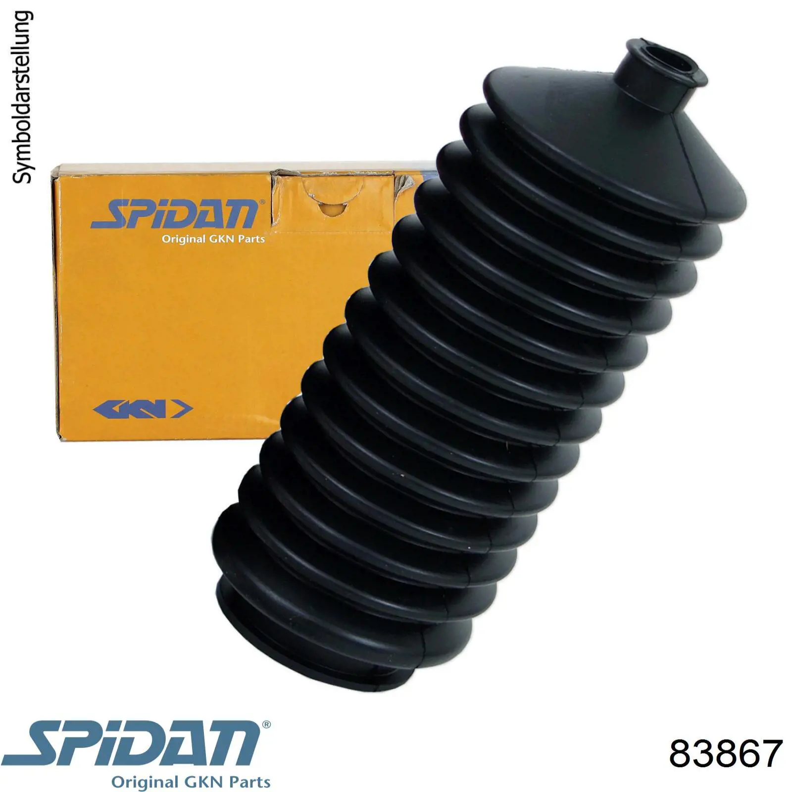 Пыльник рулевой рейки 83867 GKN-Spidan