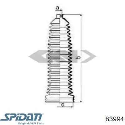 Пыльник рулевой рейки 83994 GKN-Spidan