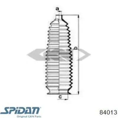 Пыльник рулевой MAZDA S08332125