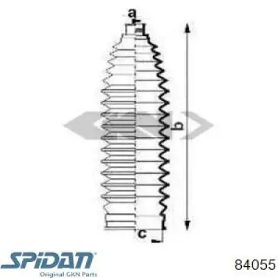 Пыльник рулевого механизма (рейки) левый 482044U125 Nissan