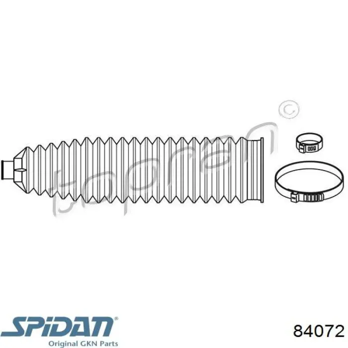 Купить 84072 GKN-Spidan Чехол рулевого механизма