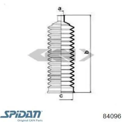 Пыльник рулевой рейки 0007081850 Fiat/Alfa/Lancia