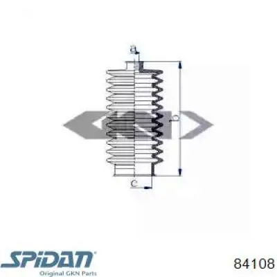 Пыльник рулевой рейки 84108 GKN-Spidan