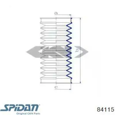 Купить 84115 GKN-Spidan Чехол рулевого механизма