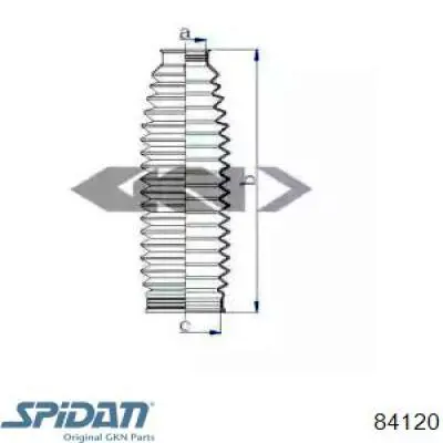 Пыльник рулевой рейки 84120 GKN-Spidan