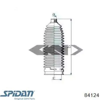 84124 GKN-Spidan Пыльник рулевой тяги