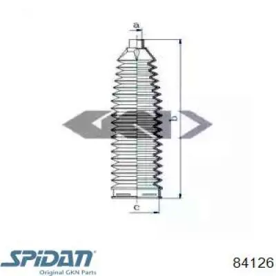 Пыльник рулевой рейки 84126 GKN-Spidan