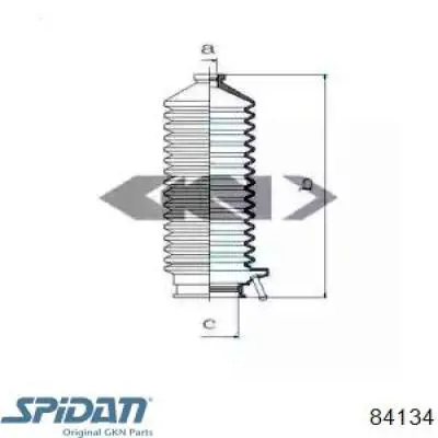 84134 GKN-Spidan пыльник рулевого механизма (рейки левый)