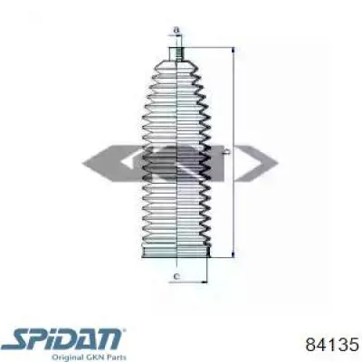 Пыльник рулевой рейки 84135 GKN-Spidan