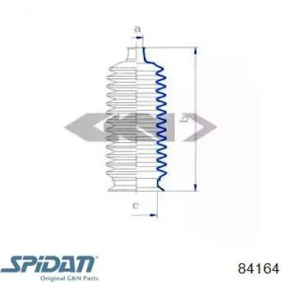 Пыльник рулевой рейки 84164 GKN-Spidan