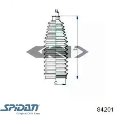 Пыльник рулевой рейки 84201 GKN-Spidan