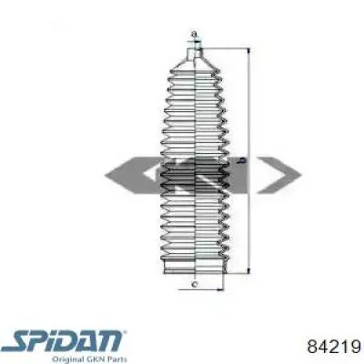 Пыльник рулевой SPIDAN 84219