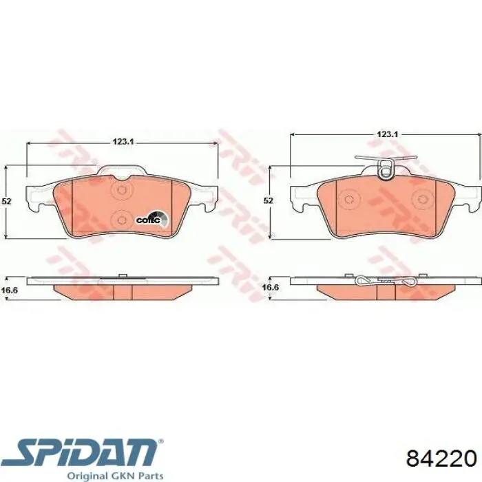 Купить 84220 GKN-Spidan Чехол рулевого механизма