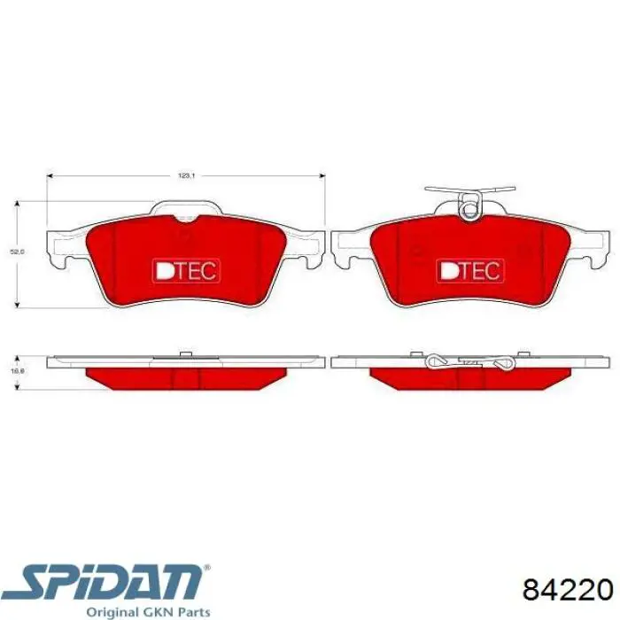 Пыльник тяги GKN-Spidan 84220 цена, от 7.94 USD
