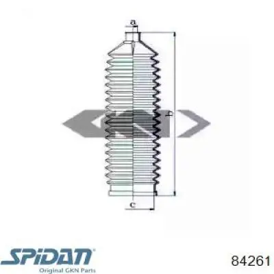 Купить 84261 GKN-Spidan Чехол рулевого механизма