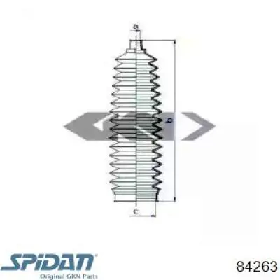 Пыльник рулевого механизма (рейки) левый SPIDAN 0084263