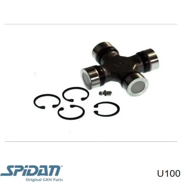 Cruceta de árbol de cardán trasero U100 GKN-Spidan