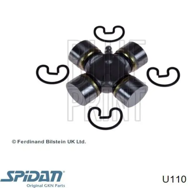 Купить U110 GKN-Spidan Крестовина карданного вала заднего