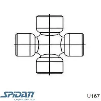 Крестовина кардана GKN-Spidan U167