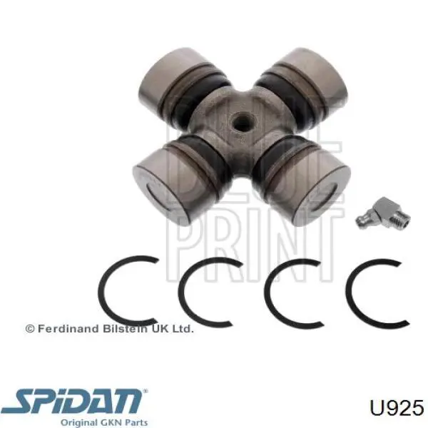 Крестовина заднего карданного вала  GKN-Spidan U925 цена, от 17.42 USD