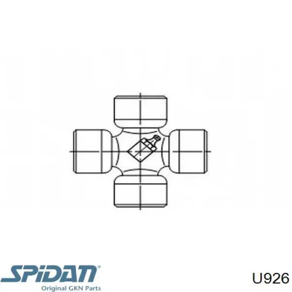 Крестовина карданного вала заднего U926 GKN-Spidan