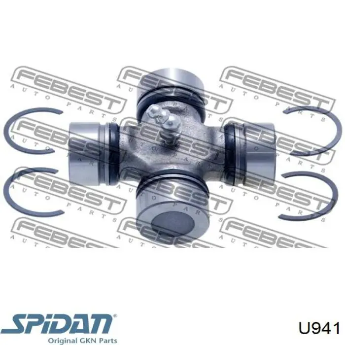 U941 GKN-Spidan cruzeta da junta universal dianteira
