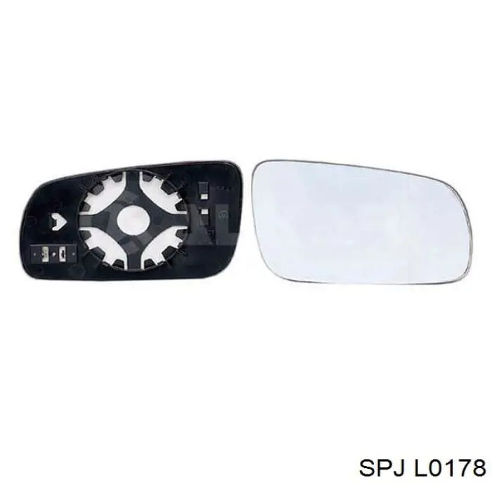 L0178 SPJ зеркальный элемент зеркала заднего вида правого