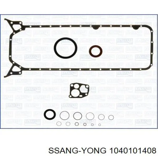 1040101408 Ssang Yong комплект прокладок двигателя нижний