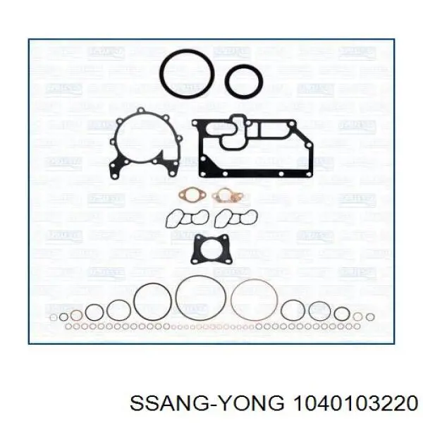 Верхний комплект прокладок двигателя Ssang Yong 1040103220 цена, от 82.23 USD