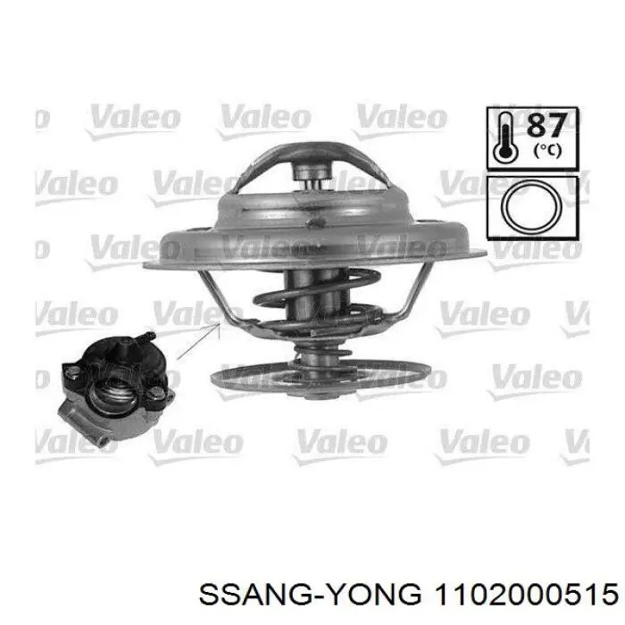 Купить 1102000515 Ssang Yong Автомобильный термостат
