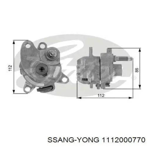 1112000770 Ssang Yong