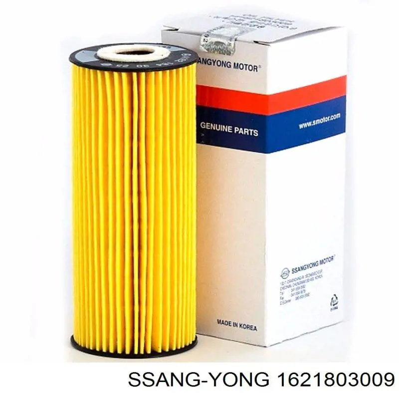 Filtro de óleo Ssang Yong 1621803009 preço, a partir de 8,67 USD