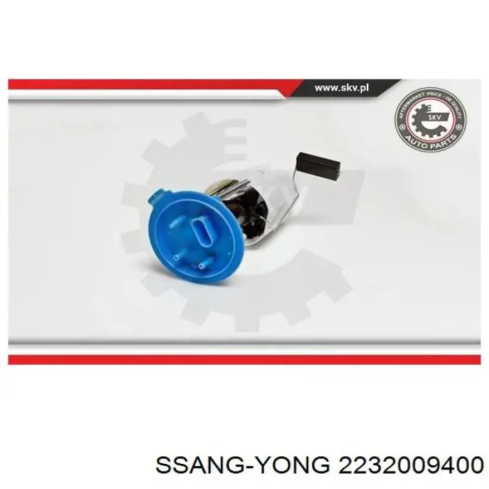 Sensor do nível de combustível no tanque SsangYong Kyron  