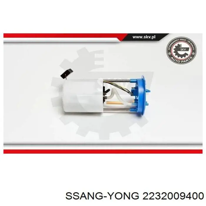  Sensor do nível de combustível no tanque SsangYong Kyron SUV (2007 - 2014) 
