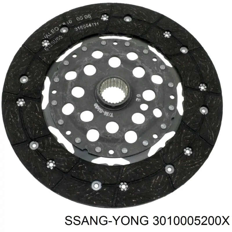3010005200X Ssang Yong Диск сцепления ведомый