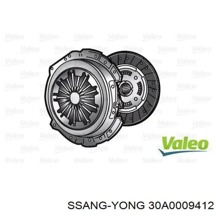 Сцепление 30A0009412 Ssang Yong