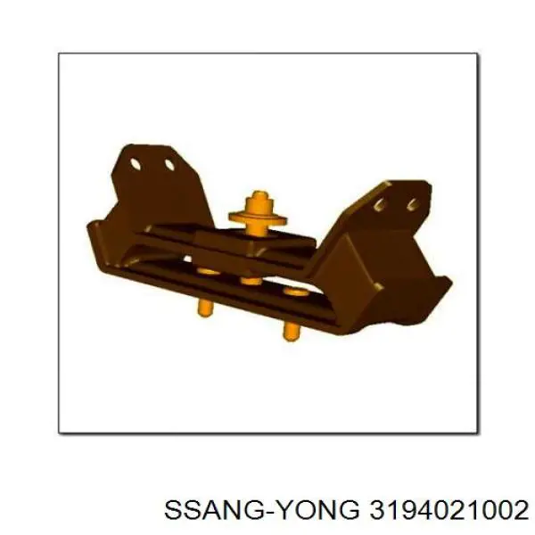 3194021002 Ssang Yong coxim (suporte traseiro de motor)