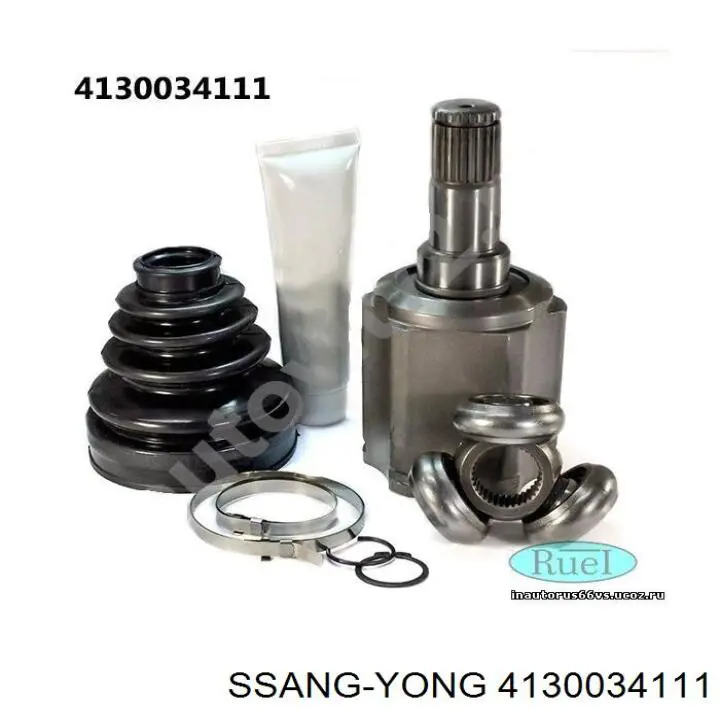 4130034111 Ssang Yong Полуось передняя левая