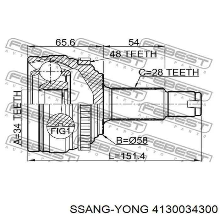 Полуось (привод) передняя Nissan/Infiniti 391004JA0A цена, от 126.69 USD