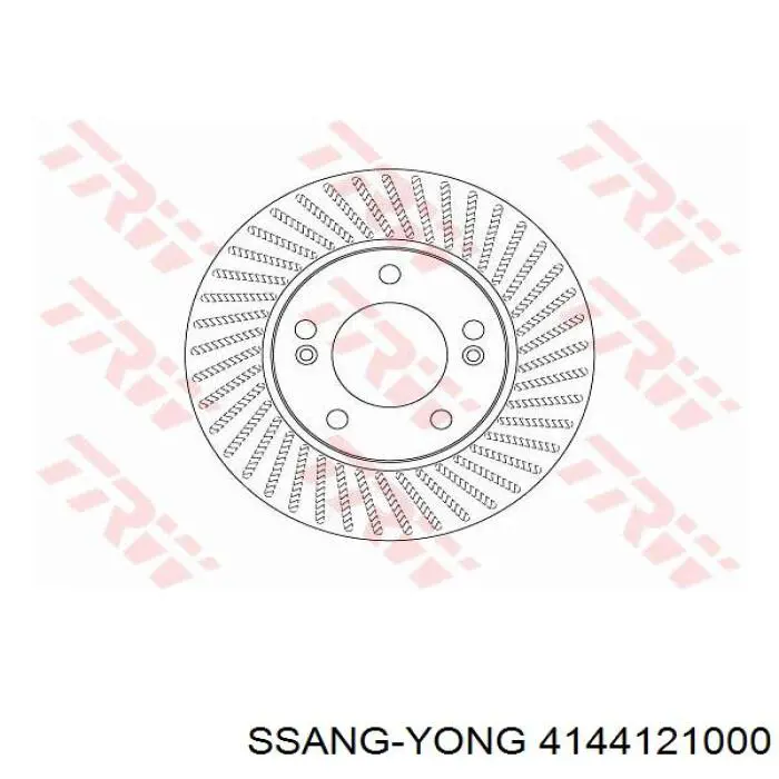 Передние тормозные диски 4144121000 Ssang Yong