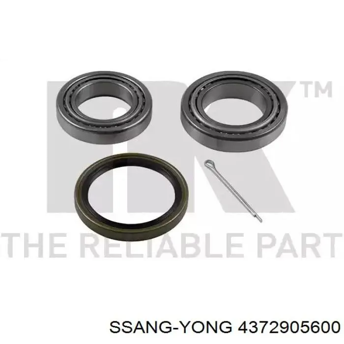 Подшипник дифференциала заднего моста Ssang Yong 4372905600 цена, от 36.20 USD