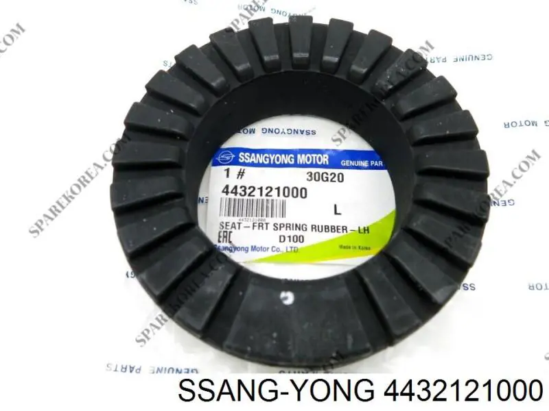Проставка (резиновое кольцо) пружины передней верхняя на SsangYong Rexton RJ