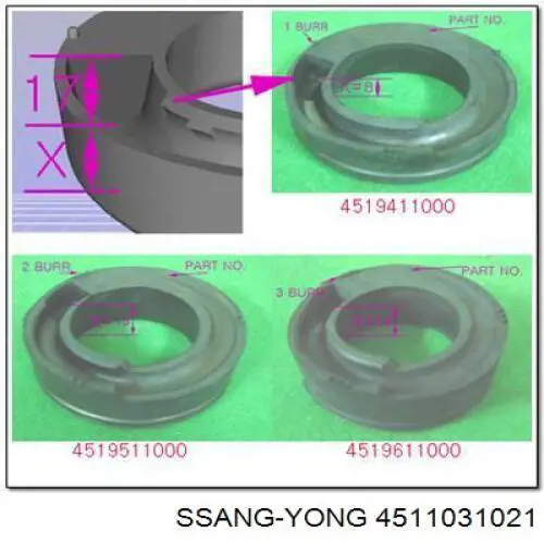 4511031021 Ssang Yong
