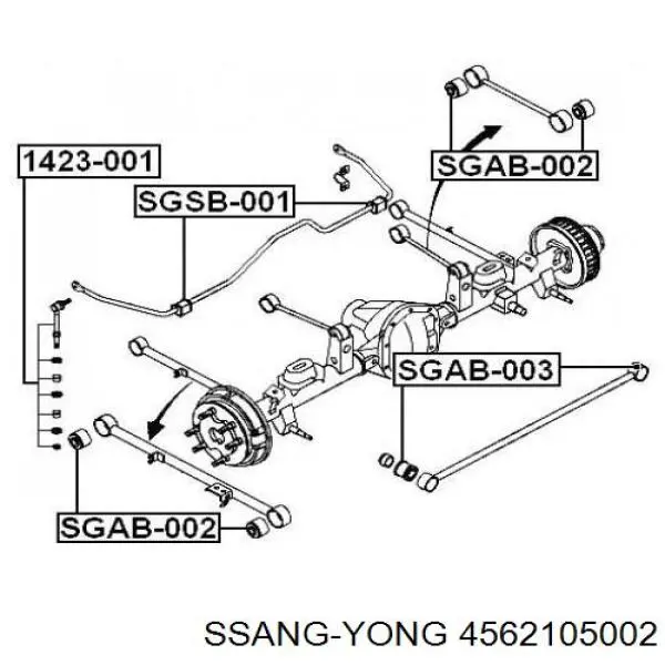  Ssang Yong 4562105002 цена, от 3.50 USD