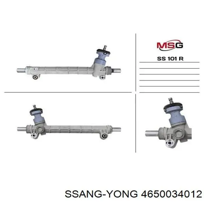 Cremalheira da direção para SsangYong Korando 