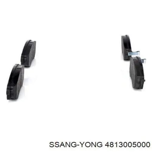 Передние тормозные колодки 4813005000 Ssang Yong