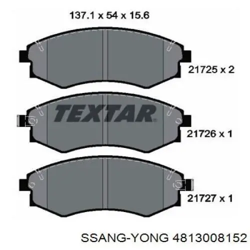Колодки Sangsin SP1144F цена, от 15.41 USD