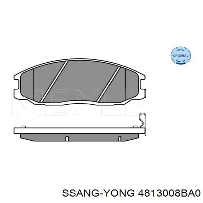Колодки Ssang Yong 4813008BA0 цена, от 21.06 USD